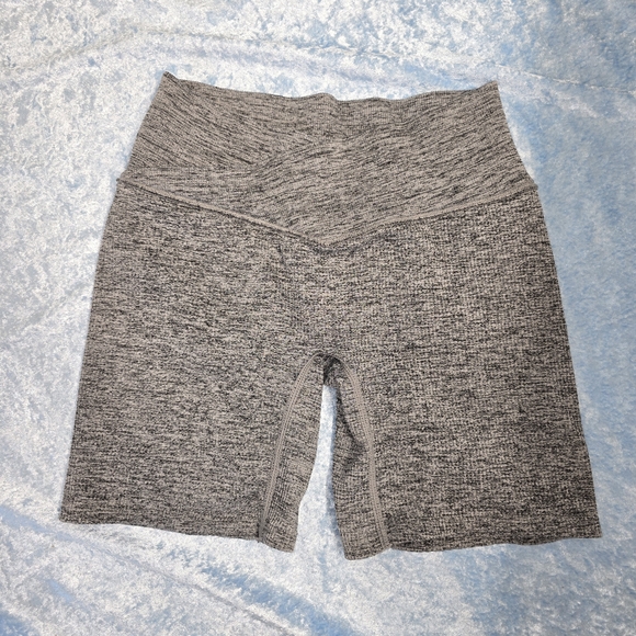 Colsie Pants - Colsie Gray Heather Bike Shorts